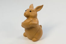 Заяц кролик фигурка на чайную доску глина