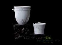 Набор посуды для чайной церемонии # 21291 гайвань - 110 мл чайница гундаобэй - 150 мл сито 6 пиал по 35 мл