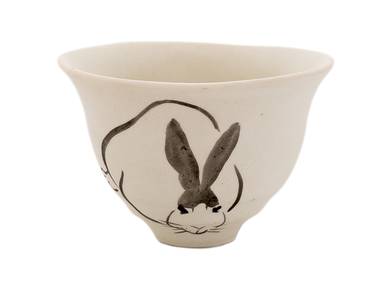 Пиала Мойчай "Кролик" # 43921 керамикаручная роспись 68 мл
