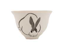 Пиала Мойчай "Кролик" # 43921 керамикаручная роспись 68 мл